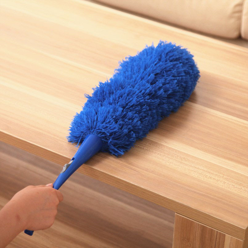 New Microfiber Dusting No Lint Duster Feather Duster Collapsible