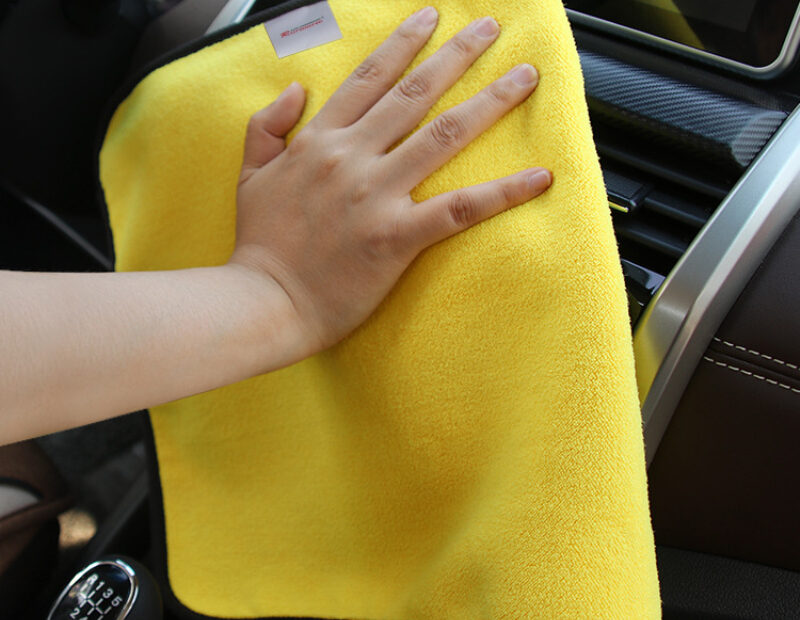 Super Absorbent Car Wash Microfiber Towel Car Cleaning Drying Cloth Size 30 30CM Hemming Car Care