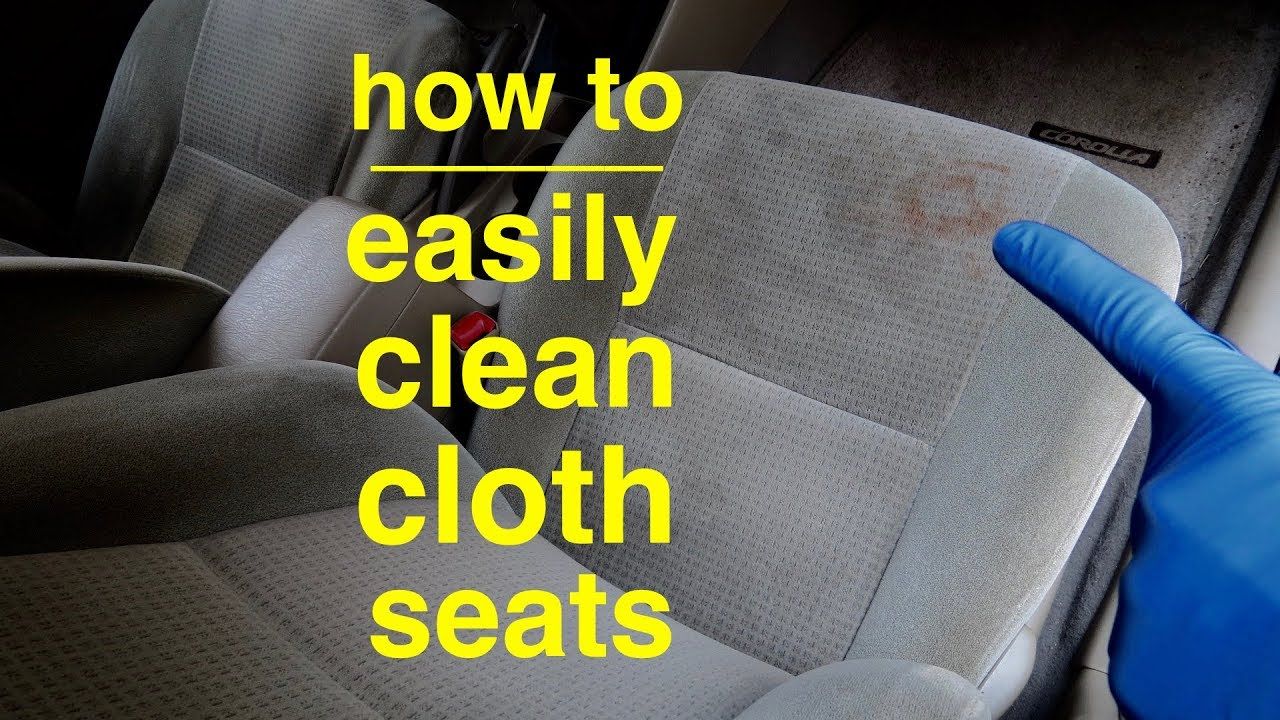Easiest way to Clean Cloth Car Seats for Zero Dollars ! | Clean cloth