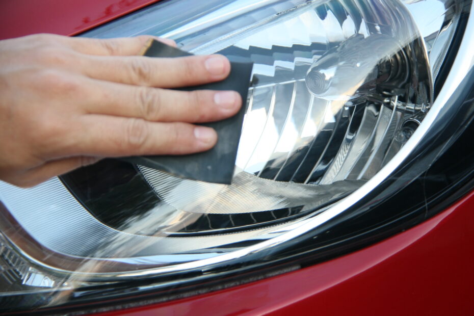 Cleaning Car Headlights 1