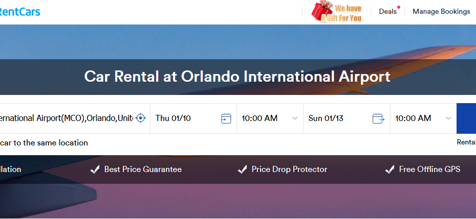 best car rental deal at Orlando International Airport