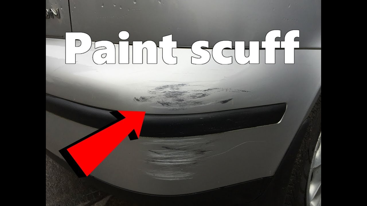 How to remove Paint Scuffs on your Car !! Diy - YouTube