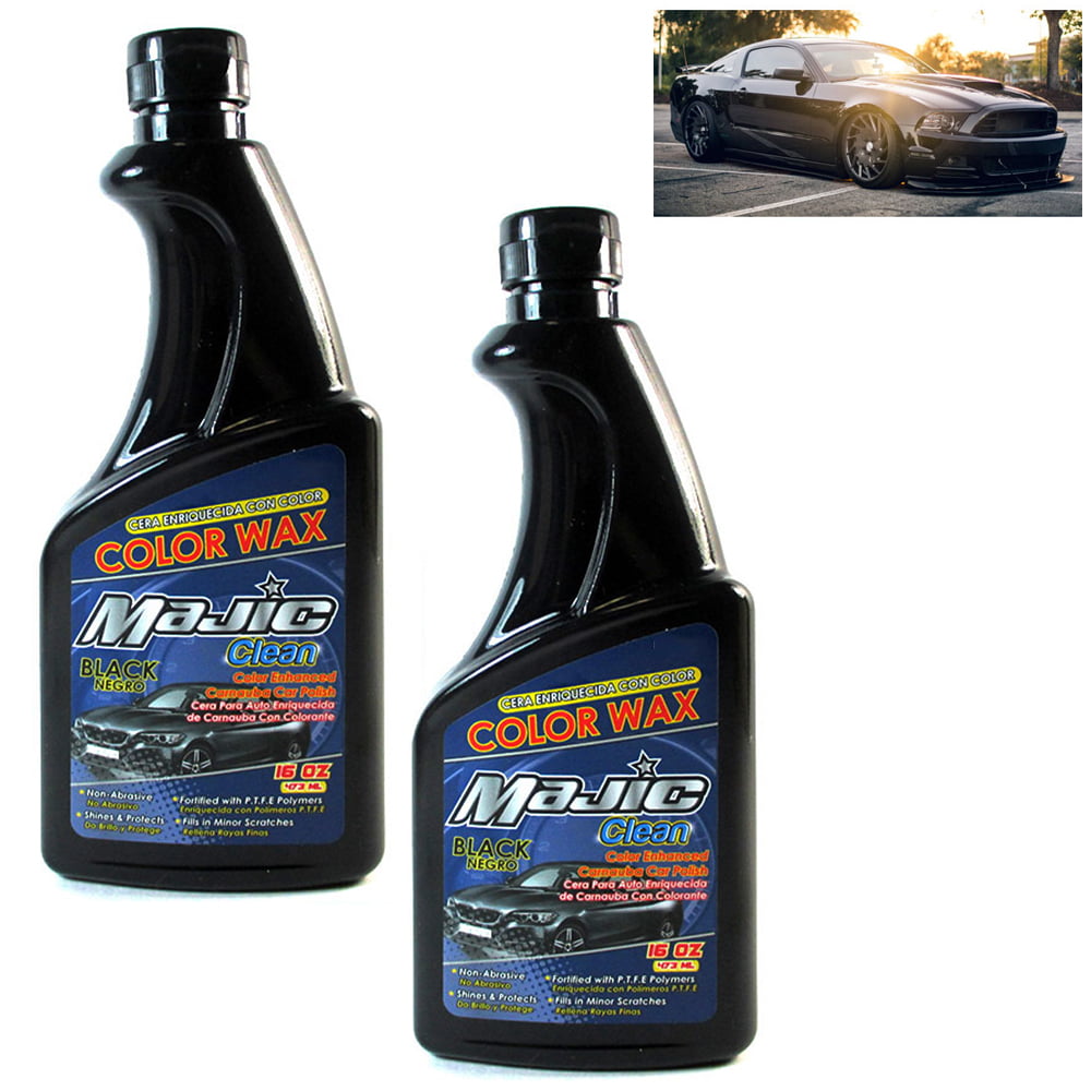 Black Car Polish Wax
